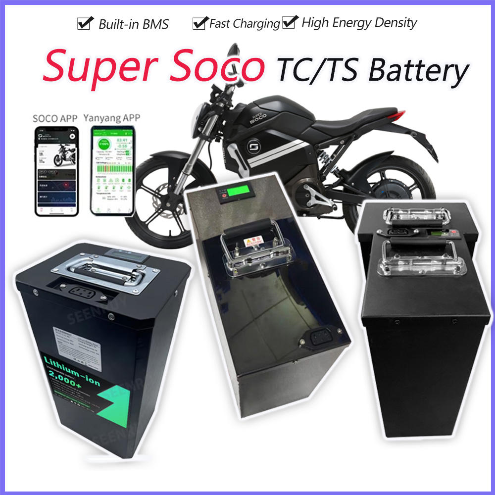72V 30Ah Lifepo4 Battery Pack - Batería grande Super Soco TC TS,