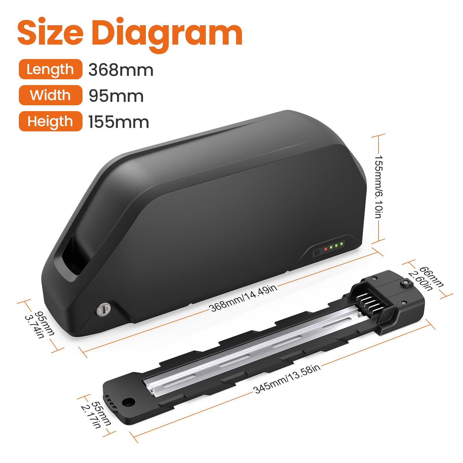 Batería Polly Ebike 48V 25AH 6 - 60V 30Ah 21700 Battery Pack reseña y precio