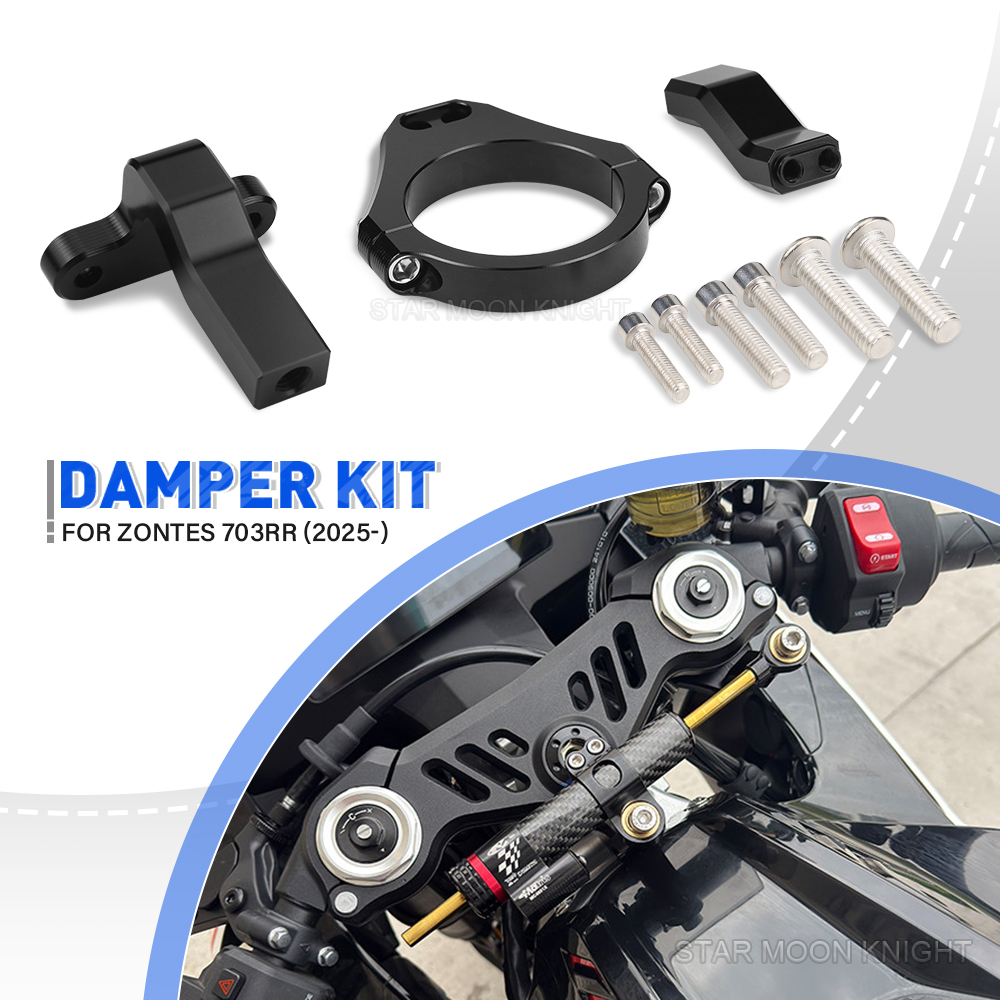 Soporte de amortiguador de dir - Steering Damper Stabilizer Kit Cnc reseña y precio