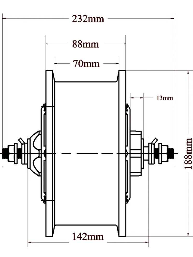 Motor de buje sin escobillas y - 60V 5000W Brushless Hub Motor reseña y precio