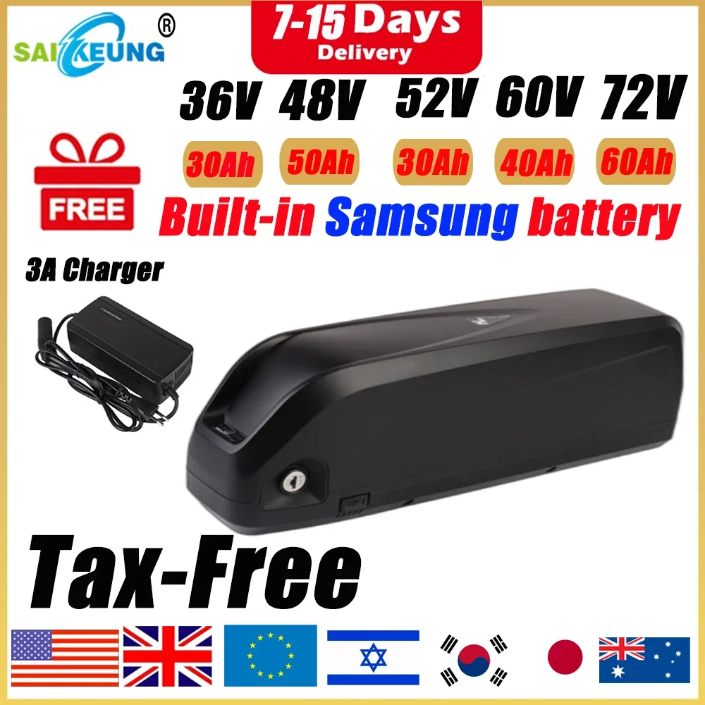 Hailong Polly 48V 52V 60V 36V  - 60V 30Ah 21700 Battery Pack reseña y precio